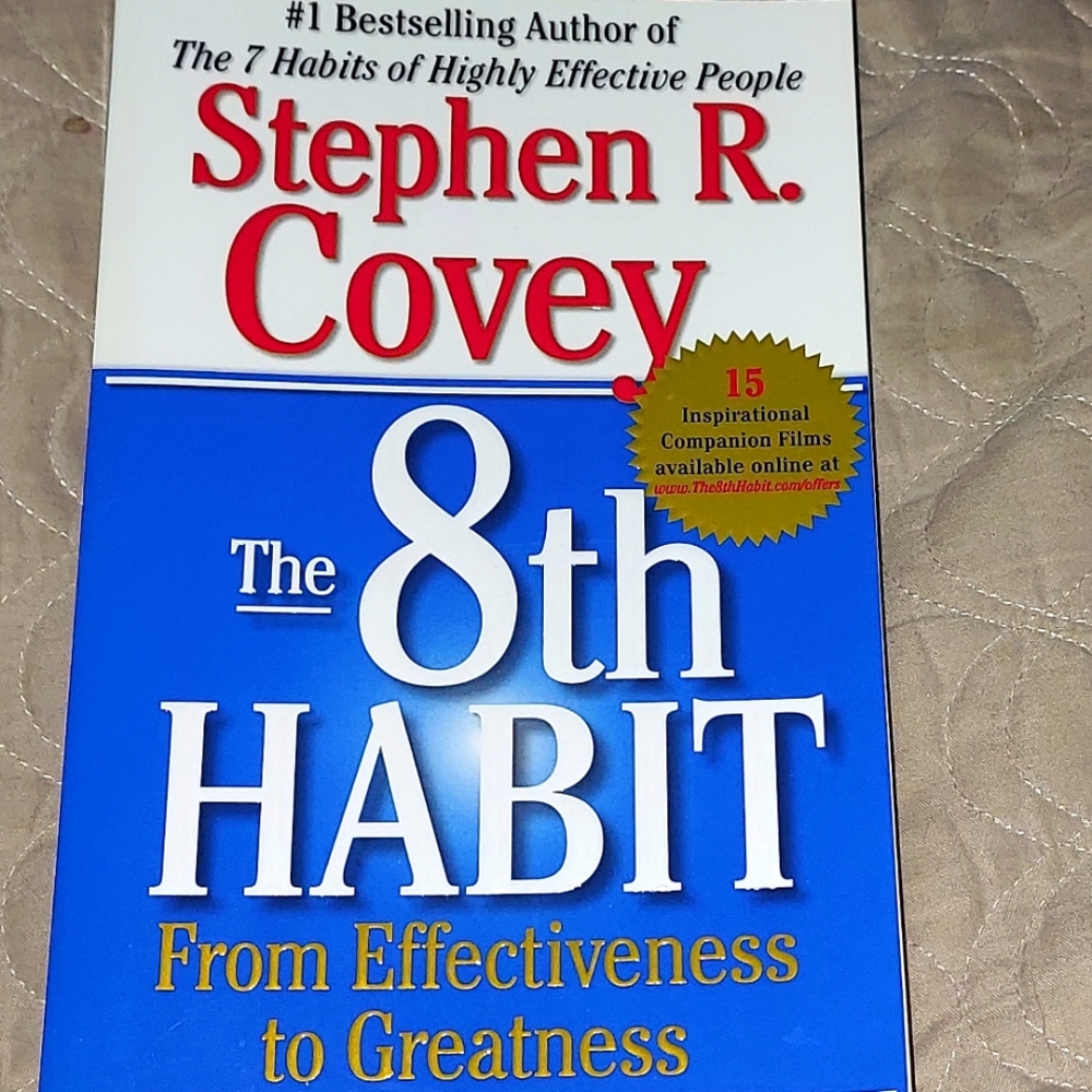 Book The 8th Habit by Stephen Covey
